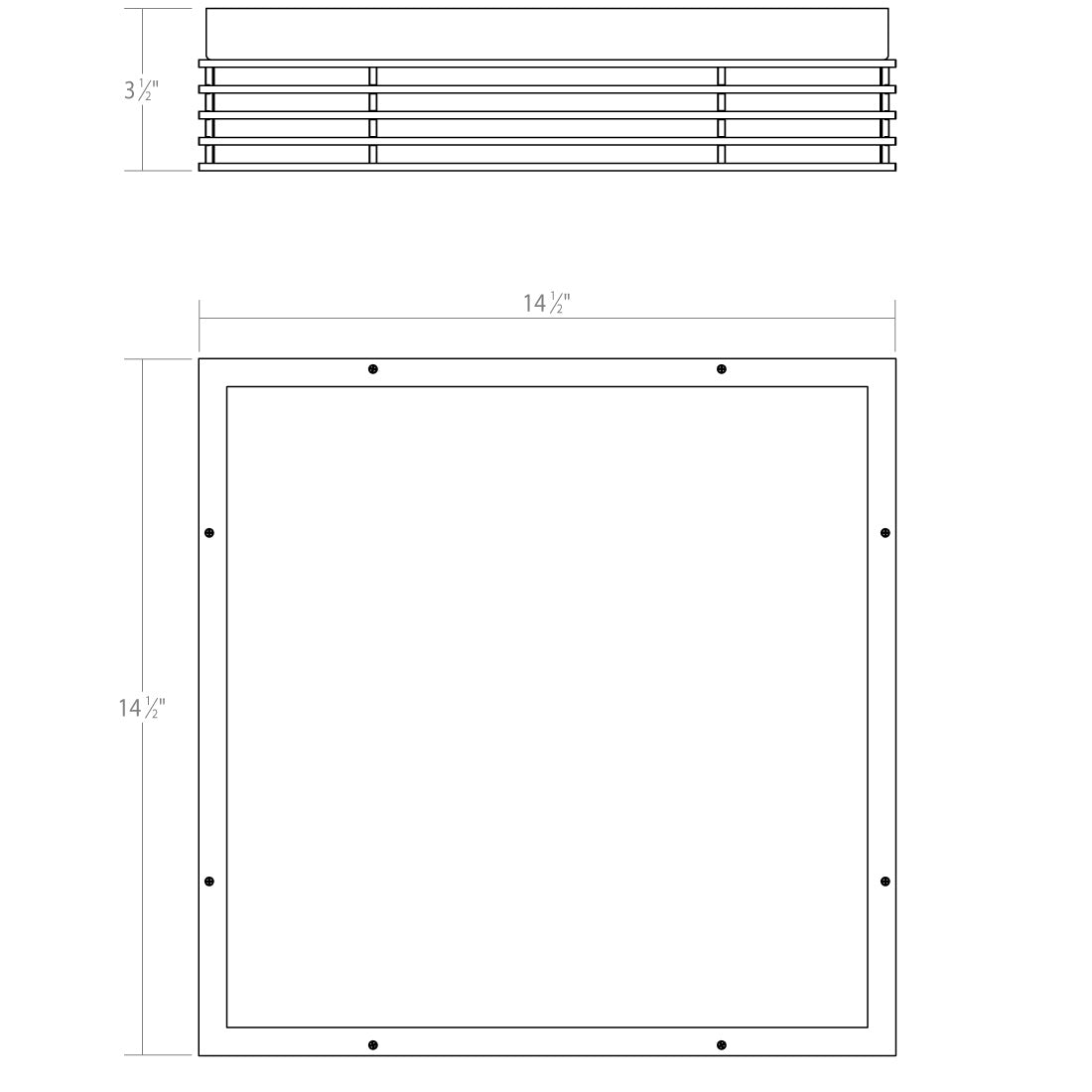 Sonneman - 7427.72 - LED Surface Mount - Marue - Textured Bronze