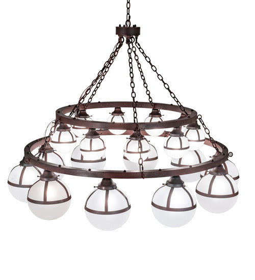 Meyda Tiffany - 230704 - 20 Light Chandelier - Bola - Rustic Nail