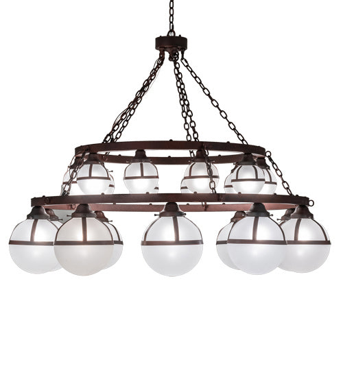 Meyda Tiffany - 230704 - 20 Light Chandelier - Bola - Rustic Nail