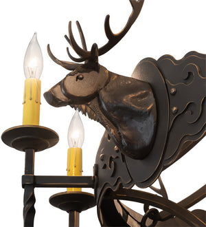 Meyda Tiffany - 234729 - Eight Light Chandelier - Stag - Timeless Bronze