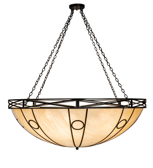 Meyda Tiffany - 234765 - Eight Light Pendant - Pelican Bay - Old Wrought Iron