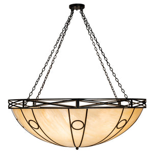 Meyda Tiffany - 234765 - Eight Light Pendant - Pelican Bay - Old Wrought Iron