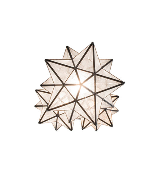 Meyda Tiffany - 236061 - Three Light Pendant - Moravian Star - Timeless Bronze