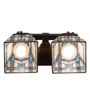 Meyda Tiffany - 238498 - Two Light Wall Sconce - Prairie Wheat - Mahogany Bronze