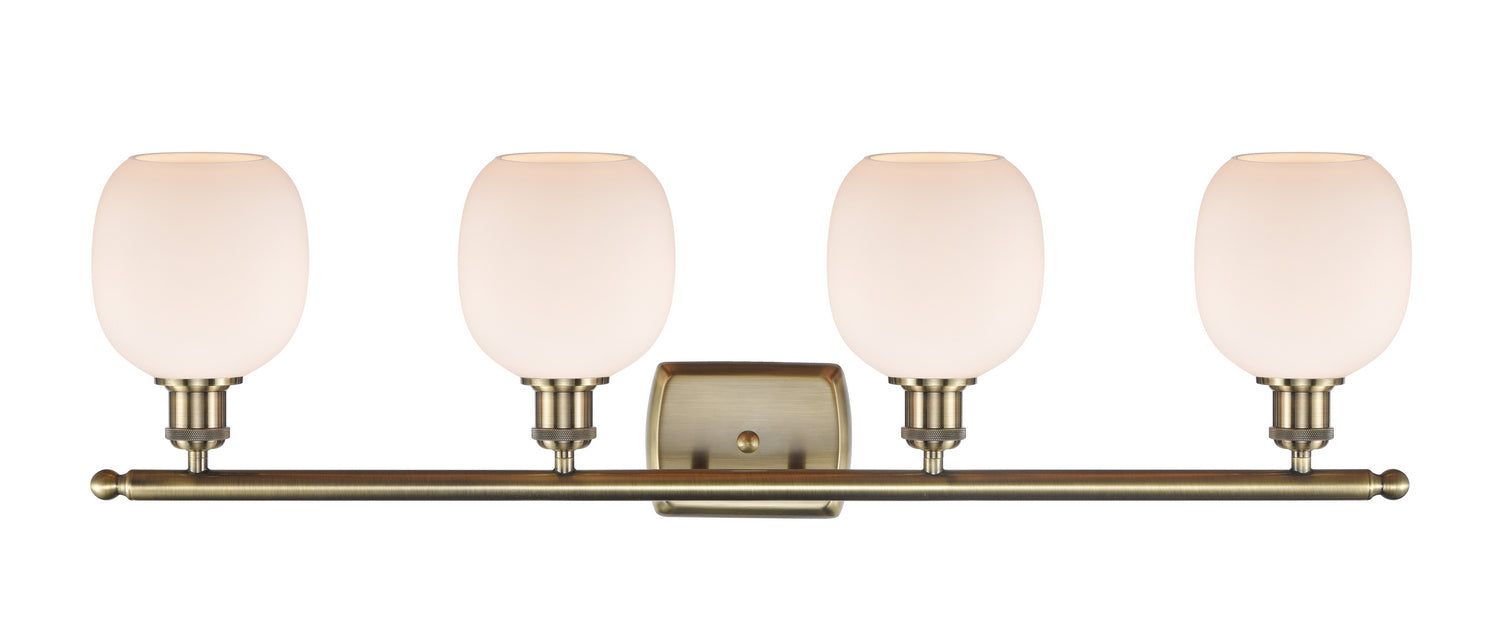 Innovations - 516-4W-AB-G101 - Four Light Bath Vanity - Ballston - Antique Brass