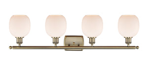 Innovations - 516-4W-AB-G101 - Four Light Bath Vanity - Ballston - Antique Brass