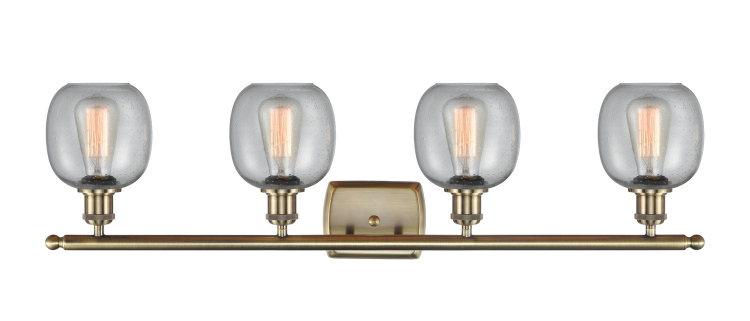 Innovations - 516-4W-AB-G104 - Four Light Bath Vanity - Ballston - Antique Brass