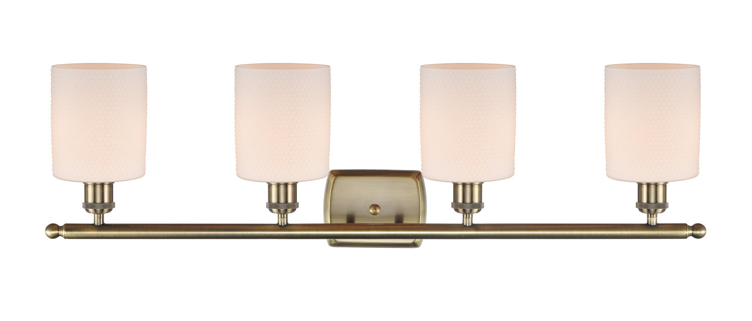 Innovations - 516-4W-AB-G111 - Four Light Bath Vanity - Ballston - Antique Brass