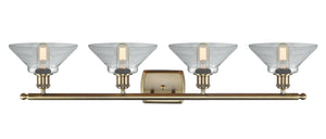 Innovations - 516-4W-AB-G132 - Four Light Bath Vanity - Ballston - Antique Brass