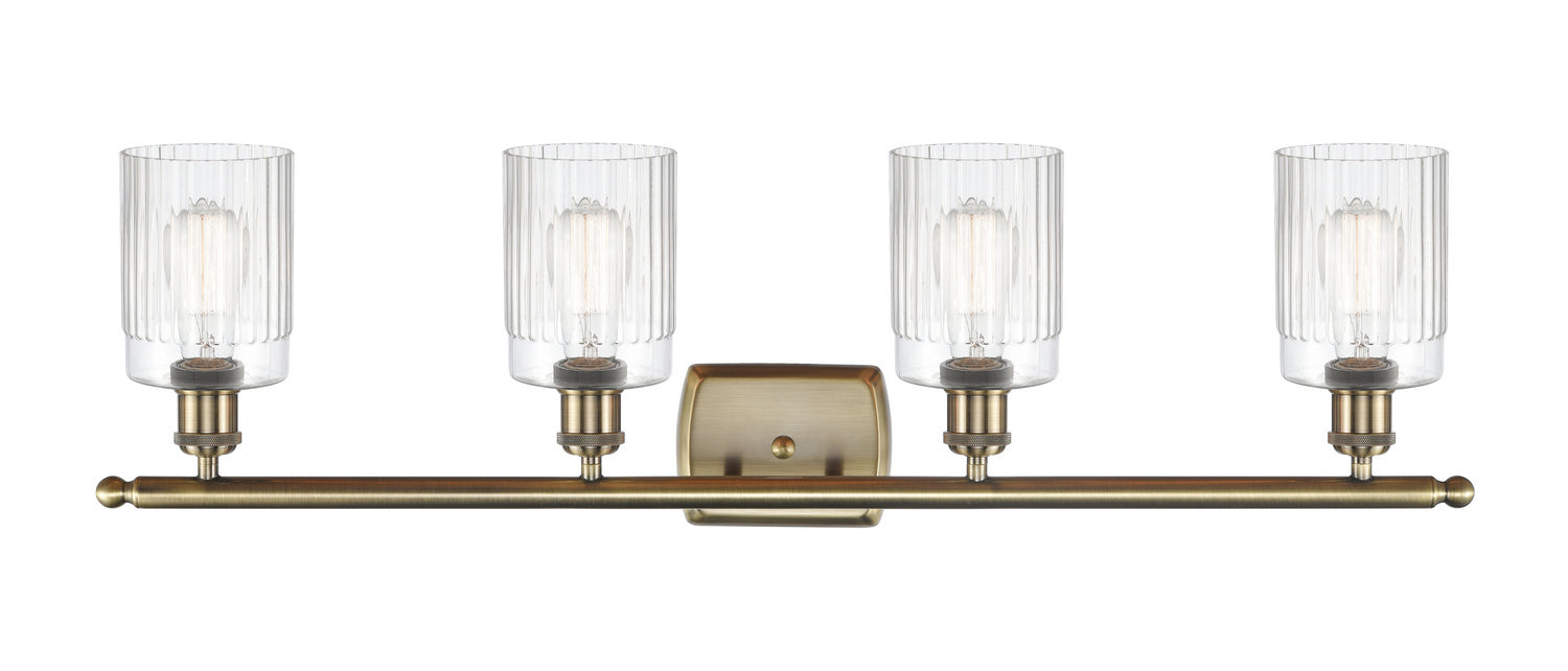 Innovations - 516-4W-AB-G342 - Four Light Bath Vanity - Ballston - Antique Brass