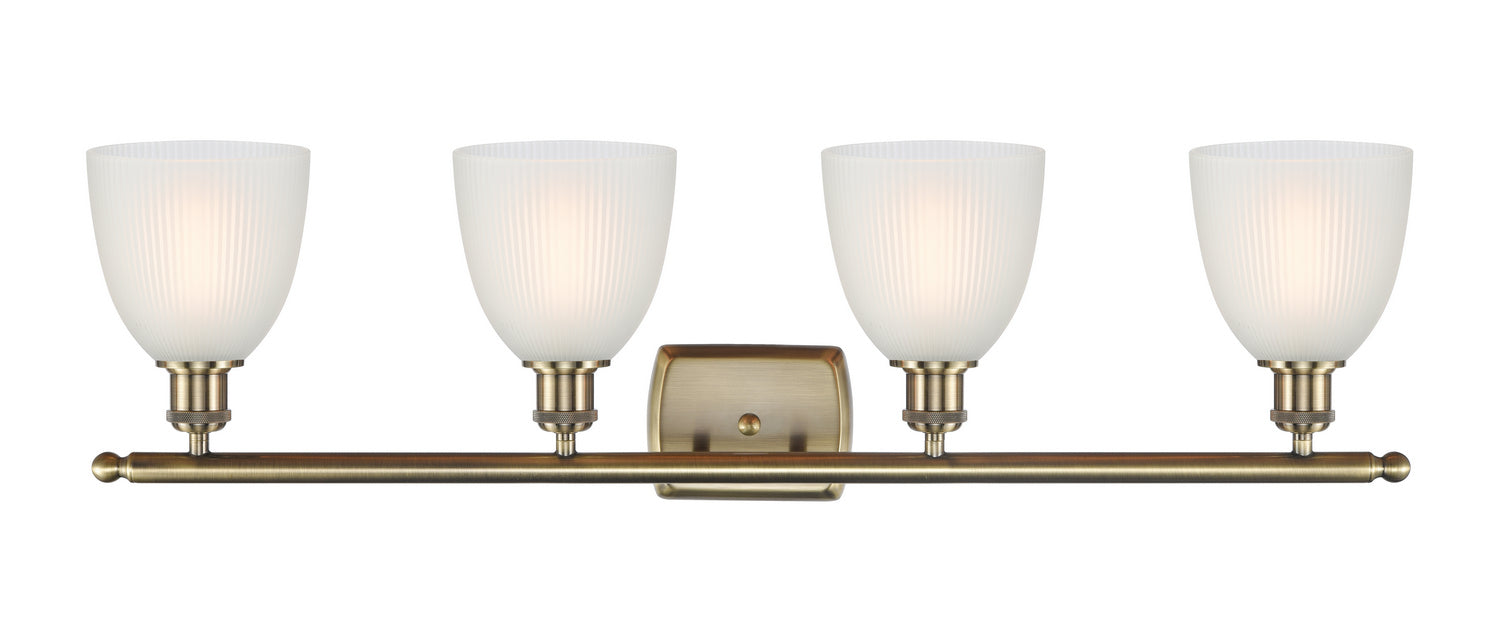 Innovations - 516-4W-AB-G381 - Four Light Bath Vanity - Ballston - Antique Brass