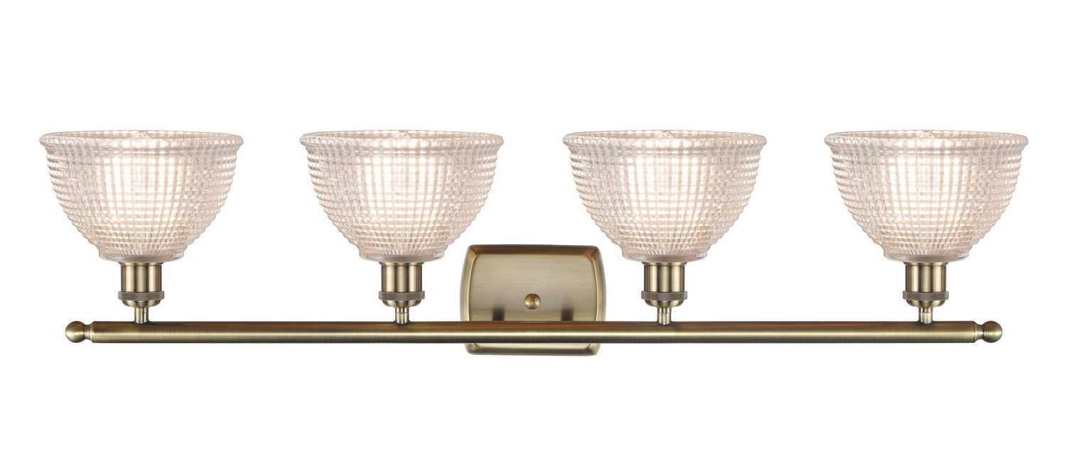 Innovations - 516-4W-AB-G422 - Four Light Bath Vanity - Ballston - Antique Brass