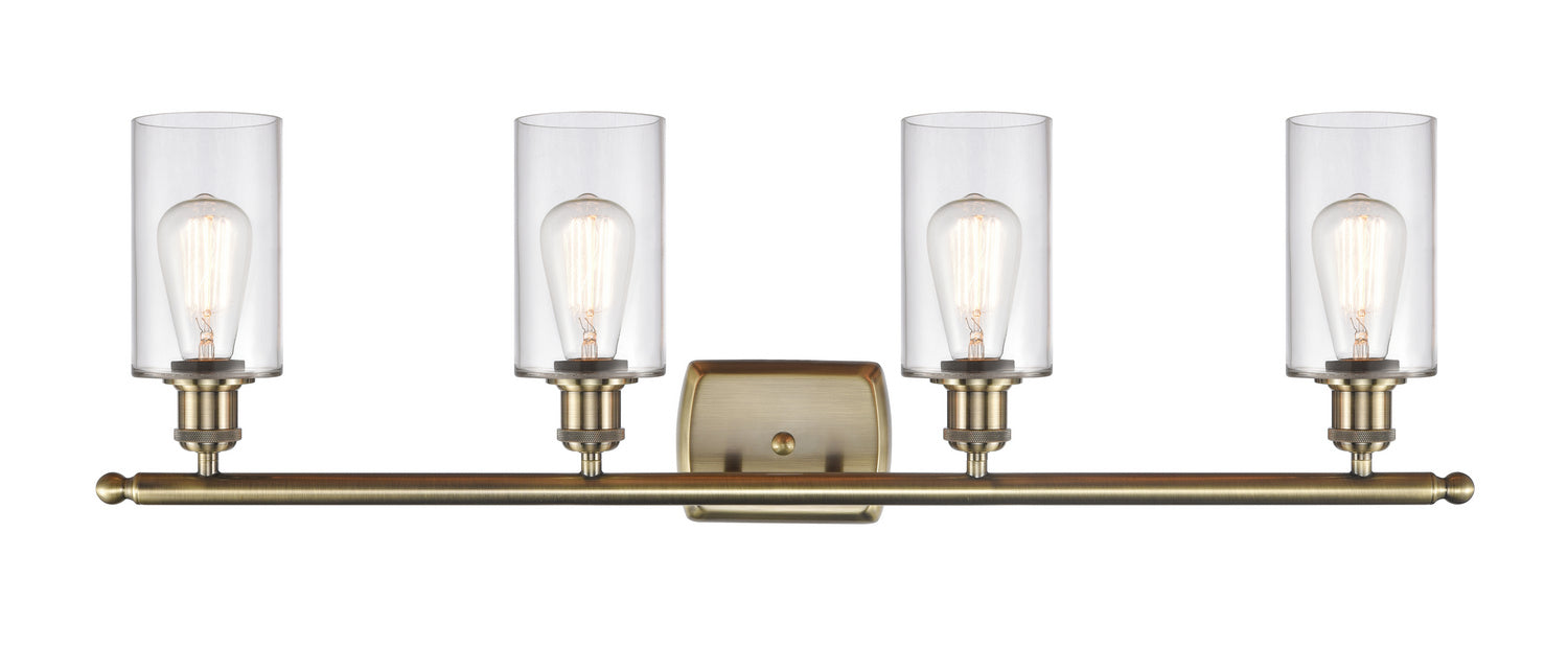 Innovations - 516-4W-AB-G802 - Four Light Bath Vanity - Ballston - Antique Brass