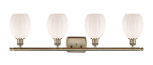 Innovations - 516-4W-AB-G81 - Four Light Bath Vanity - Ballston - Antique Brass