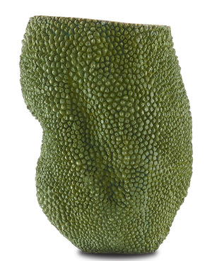 Currey and Company - 1200-0287 - Vase - Jackfruit - Green/Gold