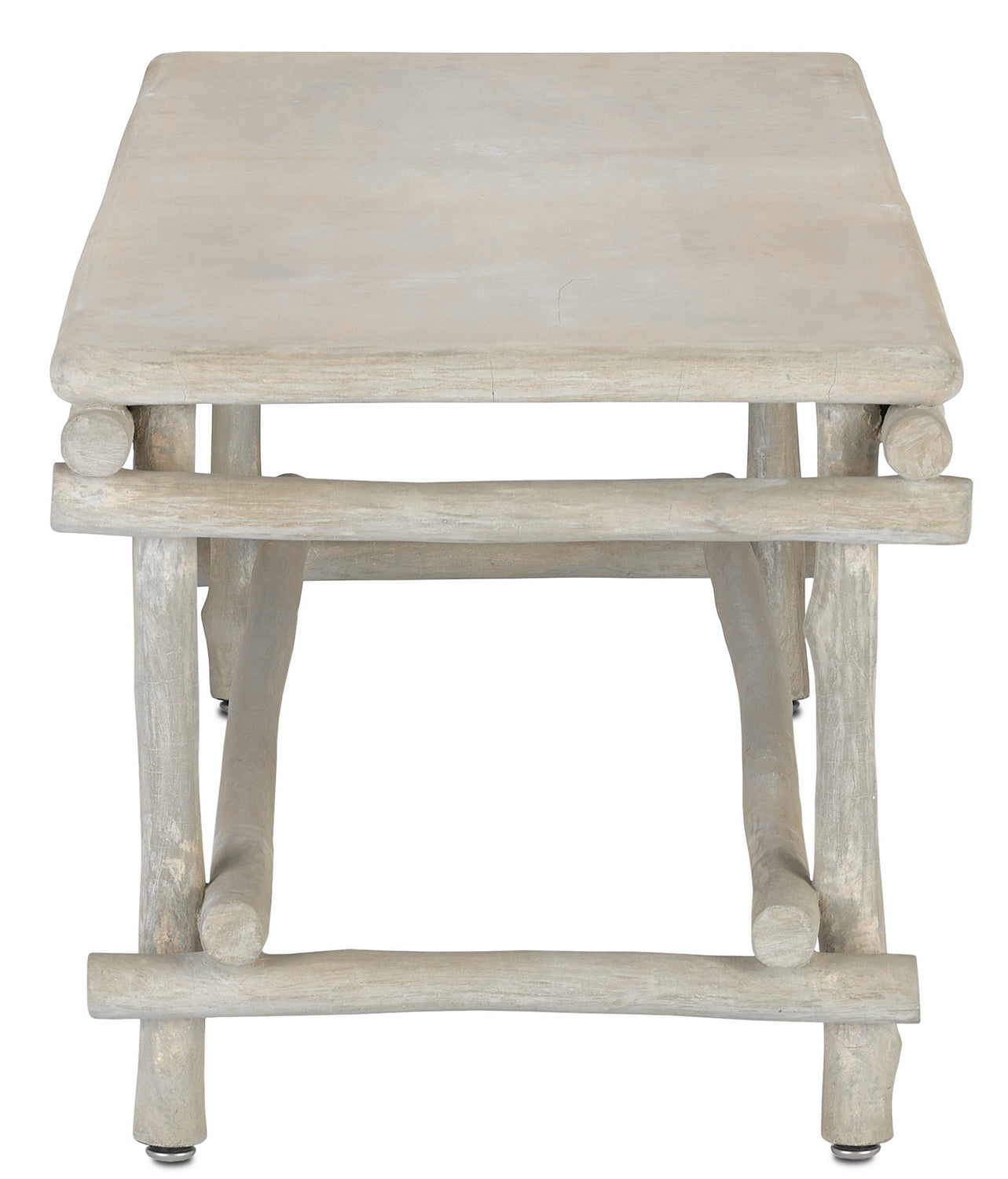 Currey and Company - 2000-0027 - Table/Bench - Luzon - Portland/Faux Bois