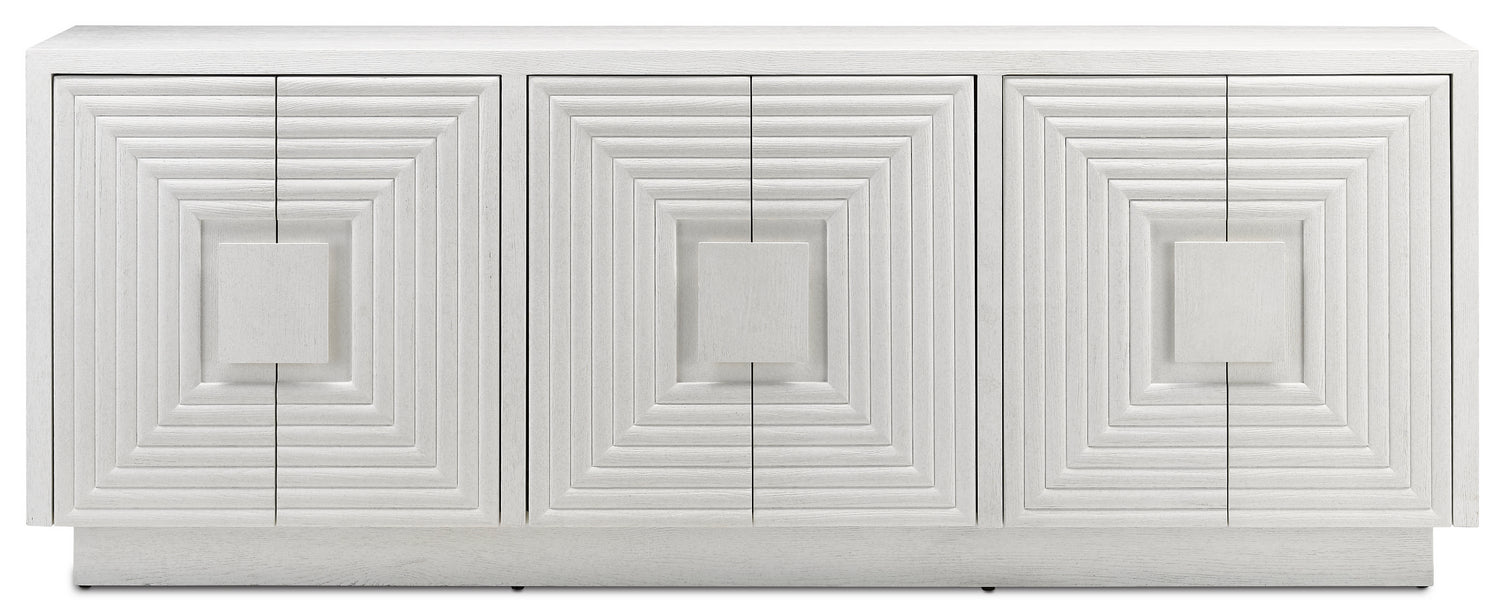 Currey and Company - 3000-0152 - Credenza - Morombe - Cerused White