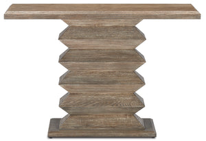 Currey and Company - 3000-0159 - Console Table - Sayan - Light Pepper