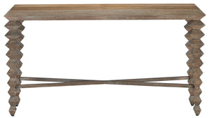 Currey and Company - 3000-0161 - Console Table - Saranya - Light Pepper