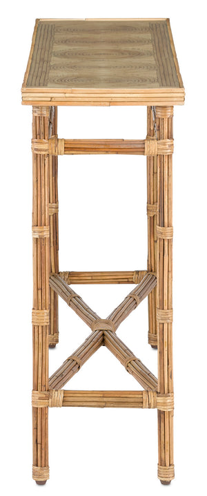 Currey and Company - 3000-0174 - Console Table - Silang - Natural Rattan