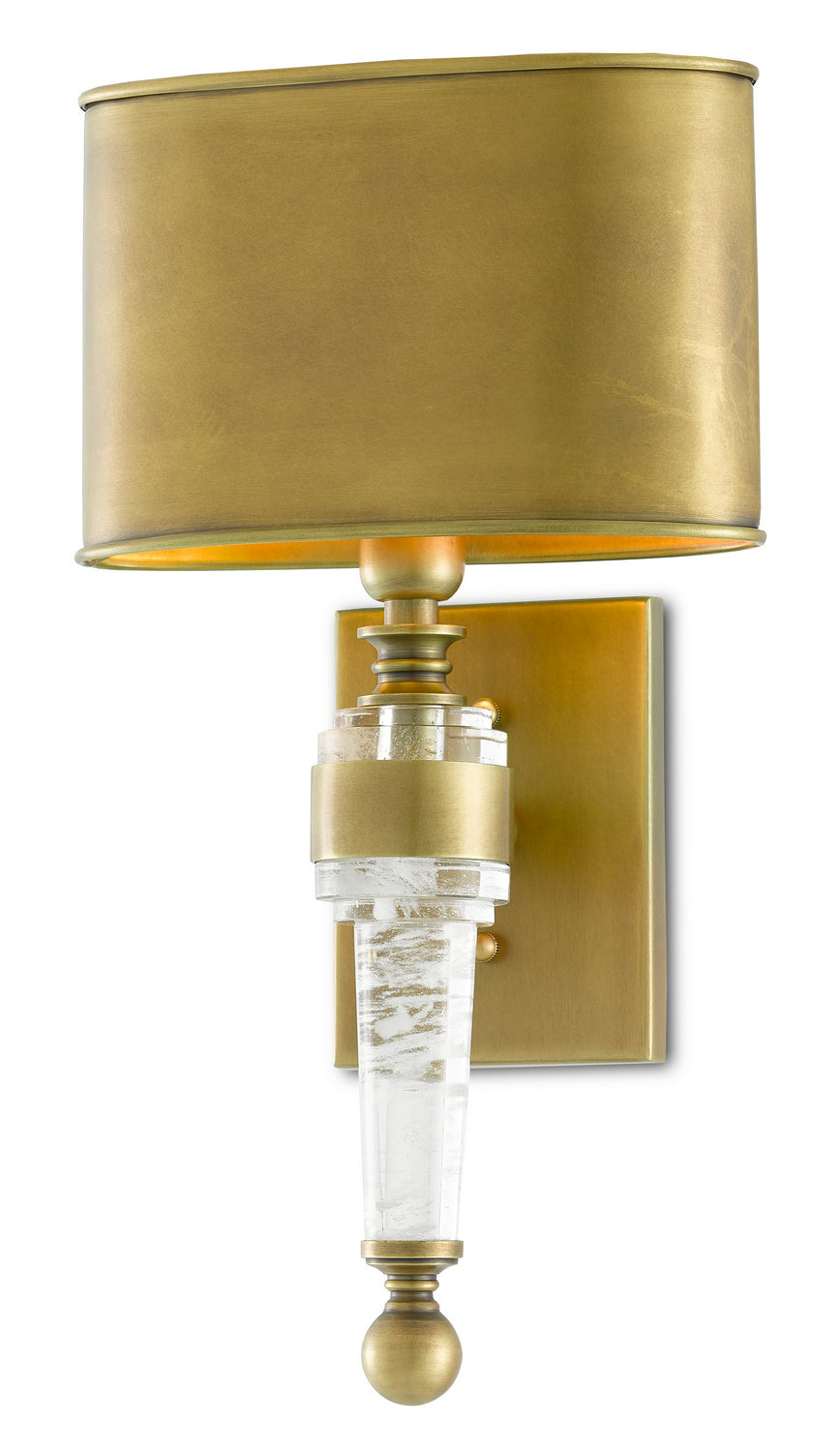 Currey and Company - 5000-0177 - One Light Wall Sconce - Lindau - Antique Brass