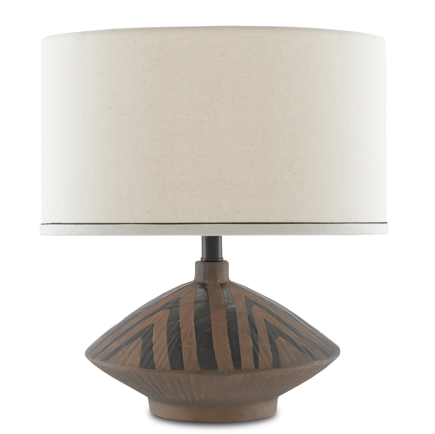 Currey and Company - 6000-0639 - One Light Table Lamp - Juno - Black/Brown/Matte Black