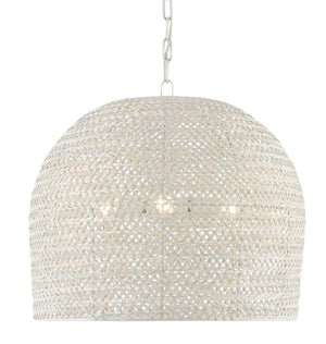 Currey and Company - 9000-0623 - Three Light Chandelier - Piero - White