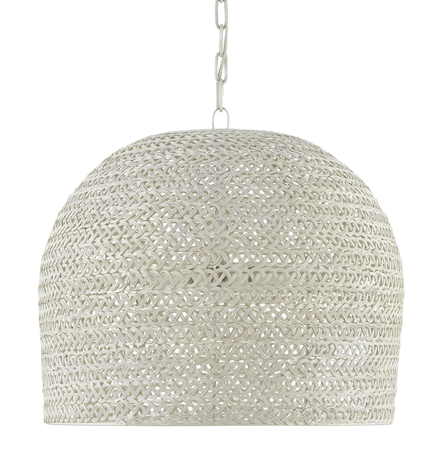 Currey and Company - 9000-0623 - Three Light Chandelier - Piero - White