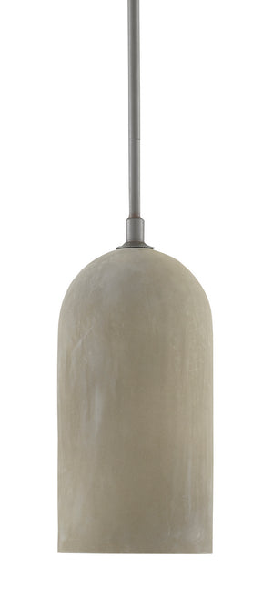 Currey and Company - 9000-0626 - LED Pendant - Stonemoss - Hiroshi Gray/Portland