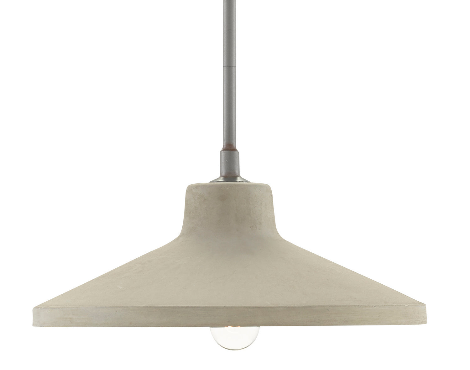 Currey and Company - 9000-0627 - One Light Pendant - Stonemoss - Hiroshi Gray/Portland