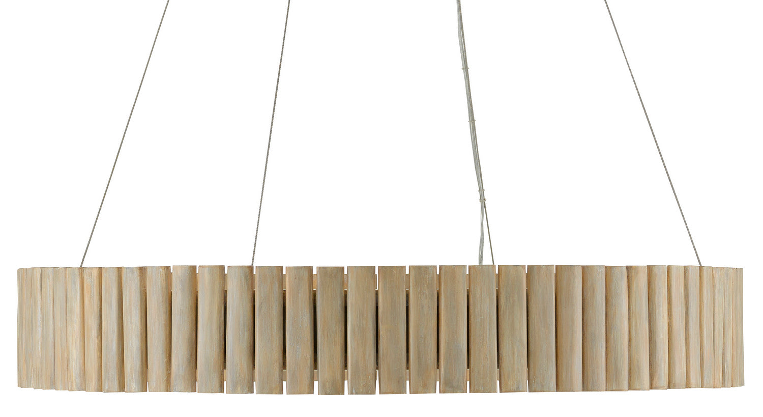 Currey and Company - 9000-0646 - Six Light Chandelier - Tetterby - Light Taupe/Smokewood