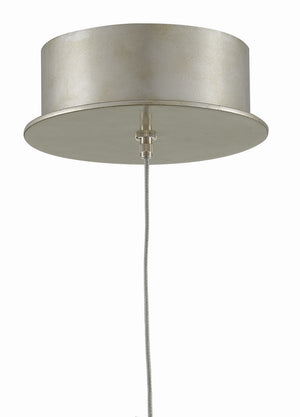 Currey and Company - 9000-0674 - One Light Pendant - Catrice - Natural Shell/Contemporary Silver Leaf