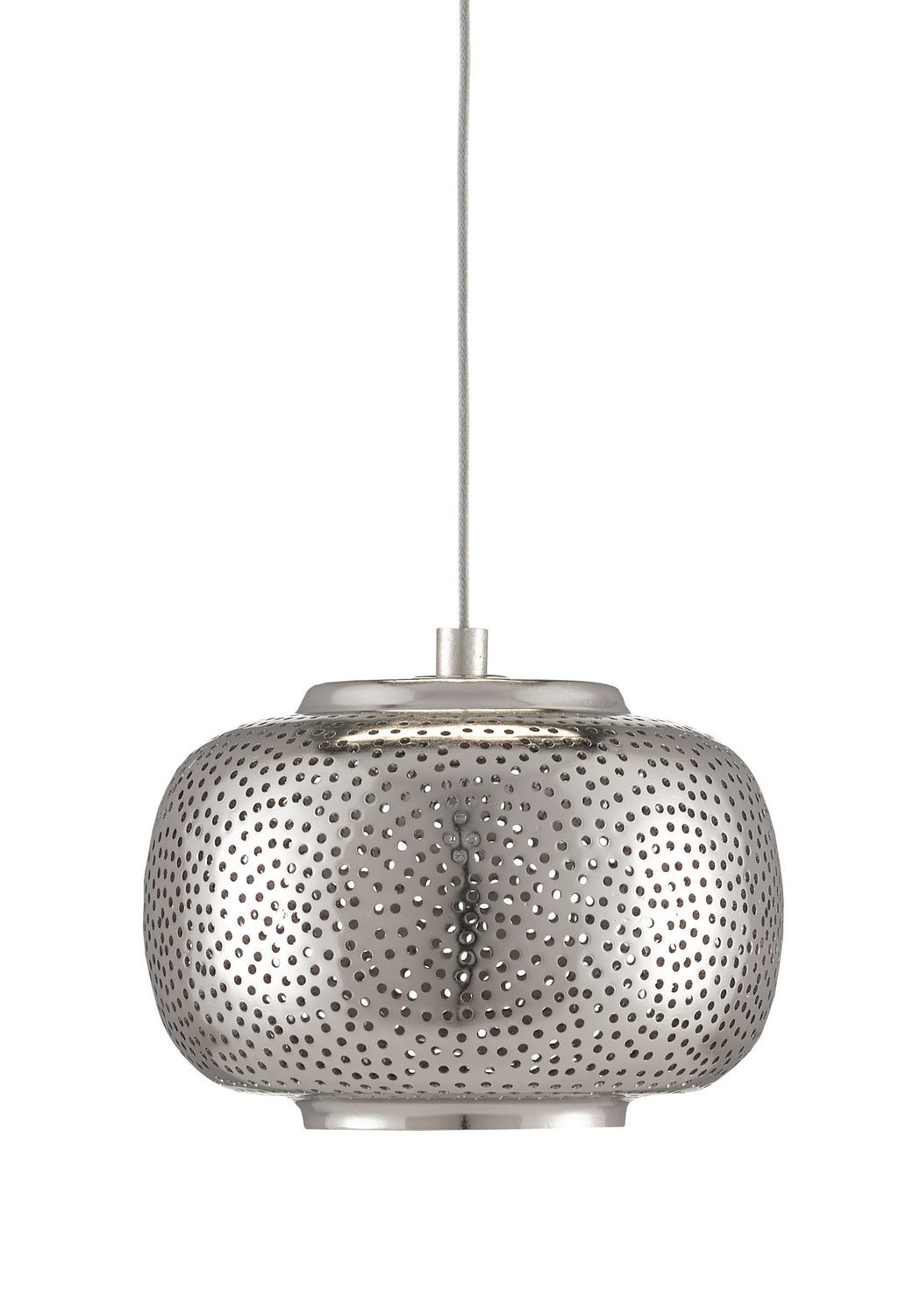 Currey and Company - 9000-0688 - One Light Pendant - Pepper - Nickel