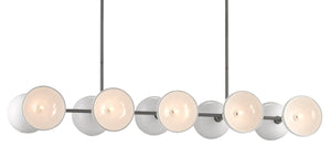 Currey and Company - 9000-0727 - Ten Light Chandelier - Soba - Hiroshi Gray/White