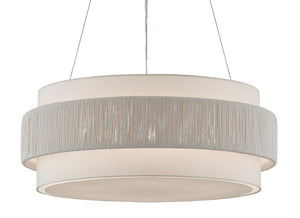 Currey and Company - 9000-0735 - Six Light Chandelier - Rousham - Beige/Sugar White