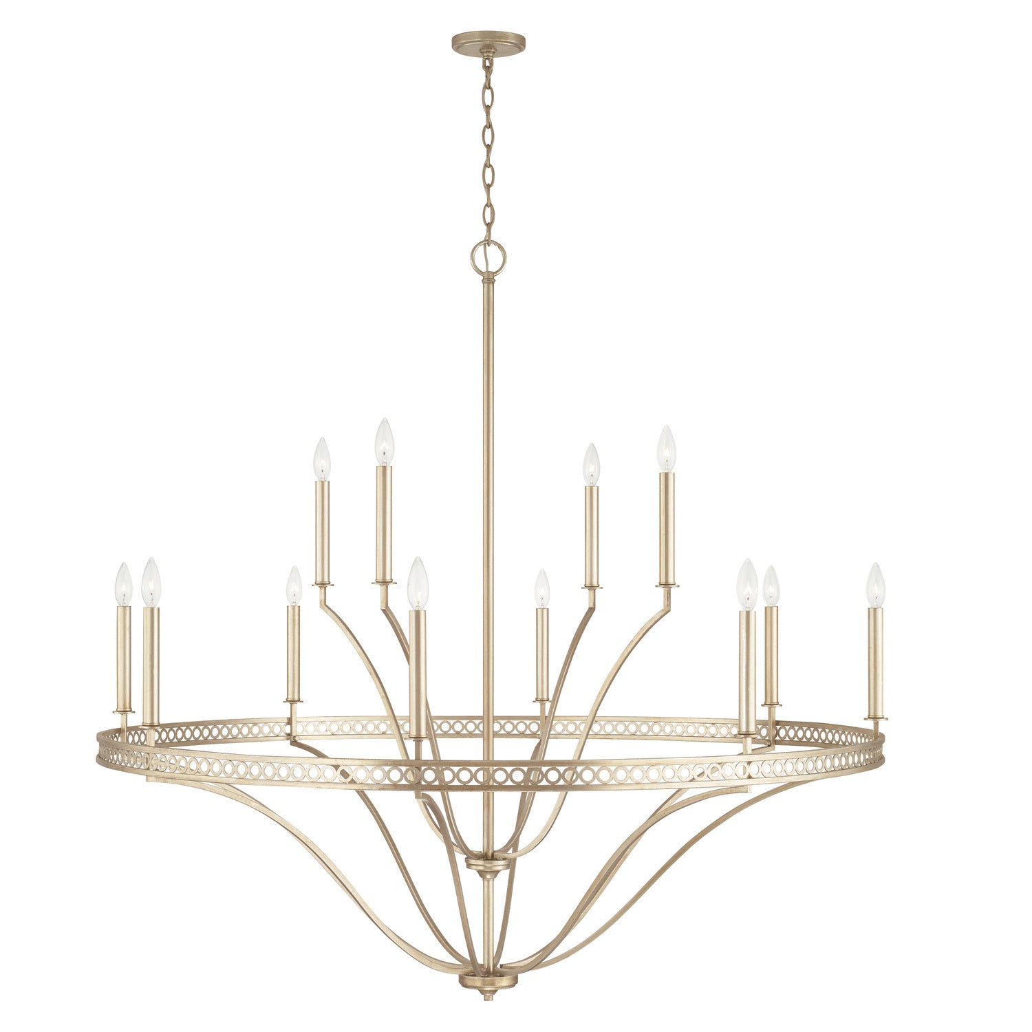 Capital Lighting - 443101WG - 12 Light Chandelier - Isabella - Winter Gold