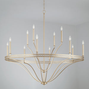 Capital Lighting - 443101WG - 12 Light Chandelier - Isabella - Winter Gold