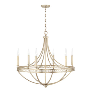 Capital Lighting - 443161WG - Six Light Chandelier - Isabella - Winter Gold