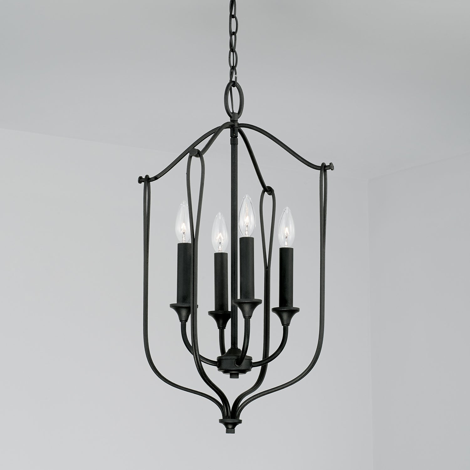 Capital Lighting - 541641BI - Four Light Foyer - Bentley - Black Iron
