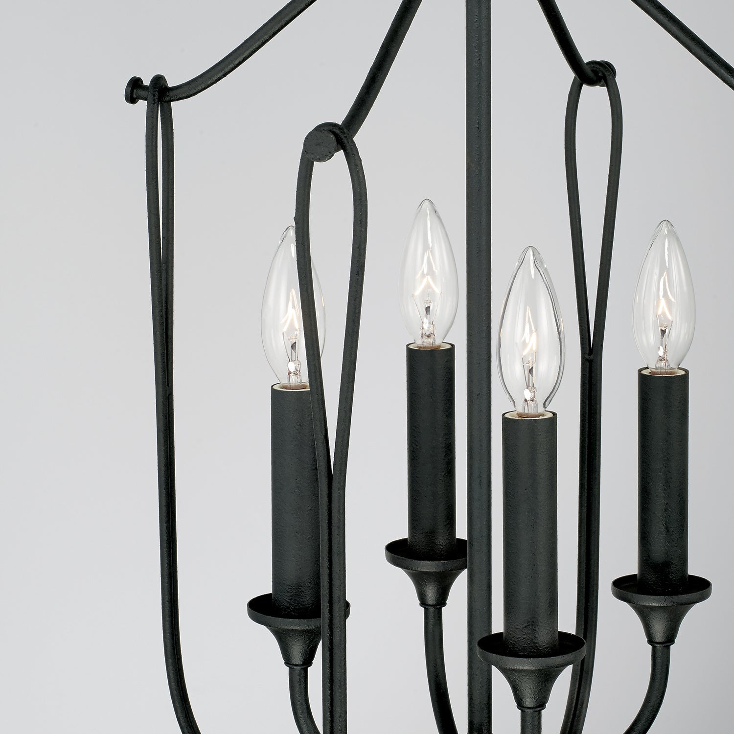 Capital Lighting - 541641BI - Four Light Foyer - Bentley - Black Iron