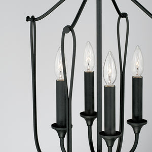 Capital Lighting - 541641BI - Four Light Foyer - Bentley - Black Iron
