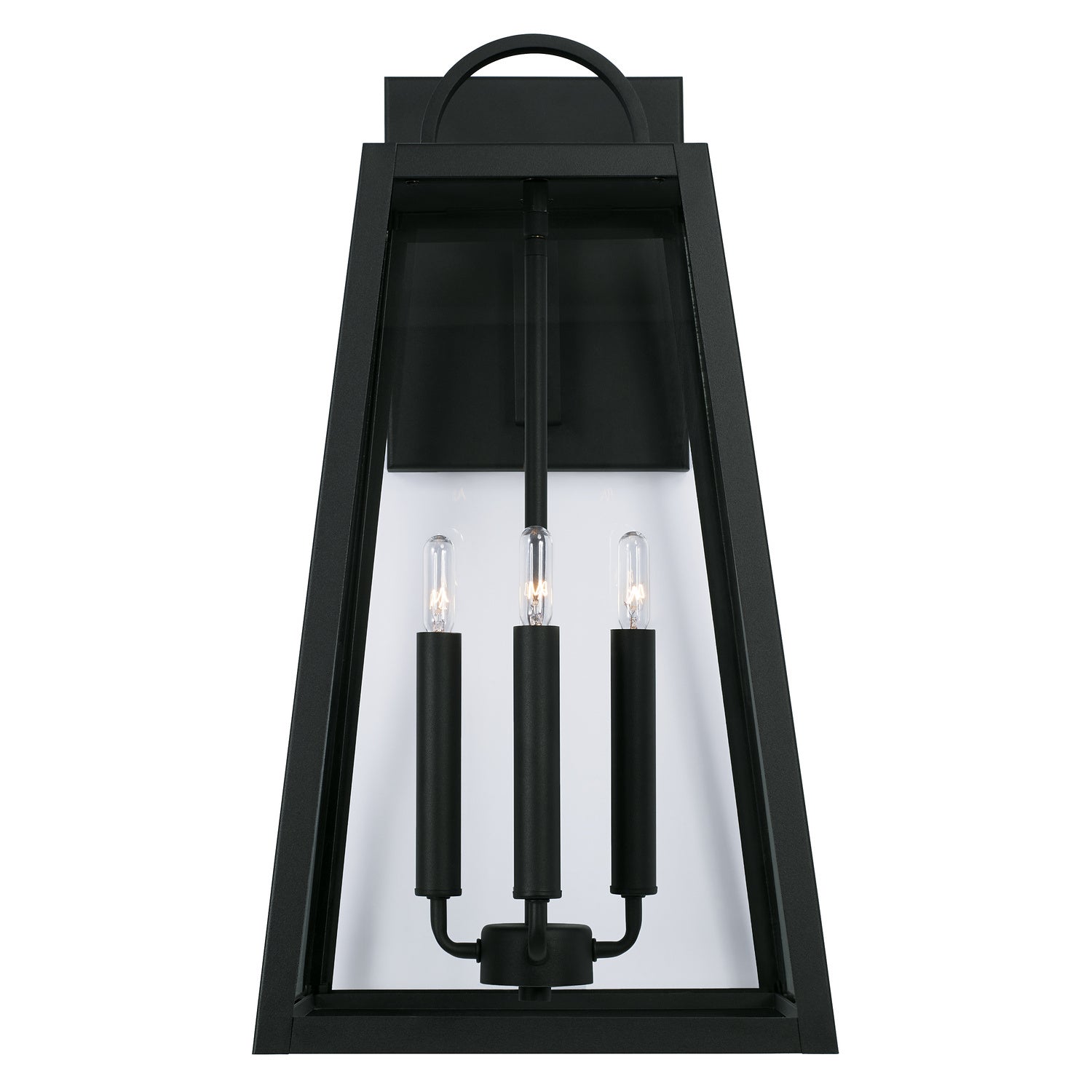 Capital Lighting - 943743BK - Four Light Outdoor Wall Lantern - Leighton - Black
