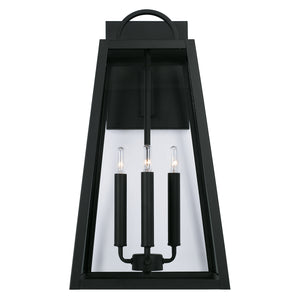 Capital Lighting - 943743BK - Four Light Outdoor Wall Lantern - Leighton - Black
