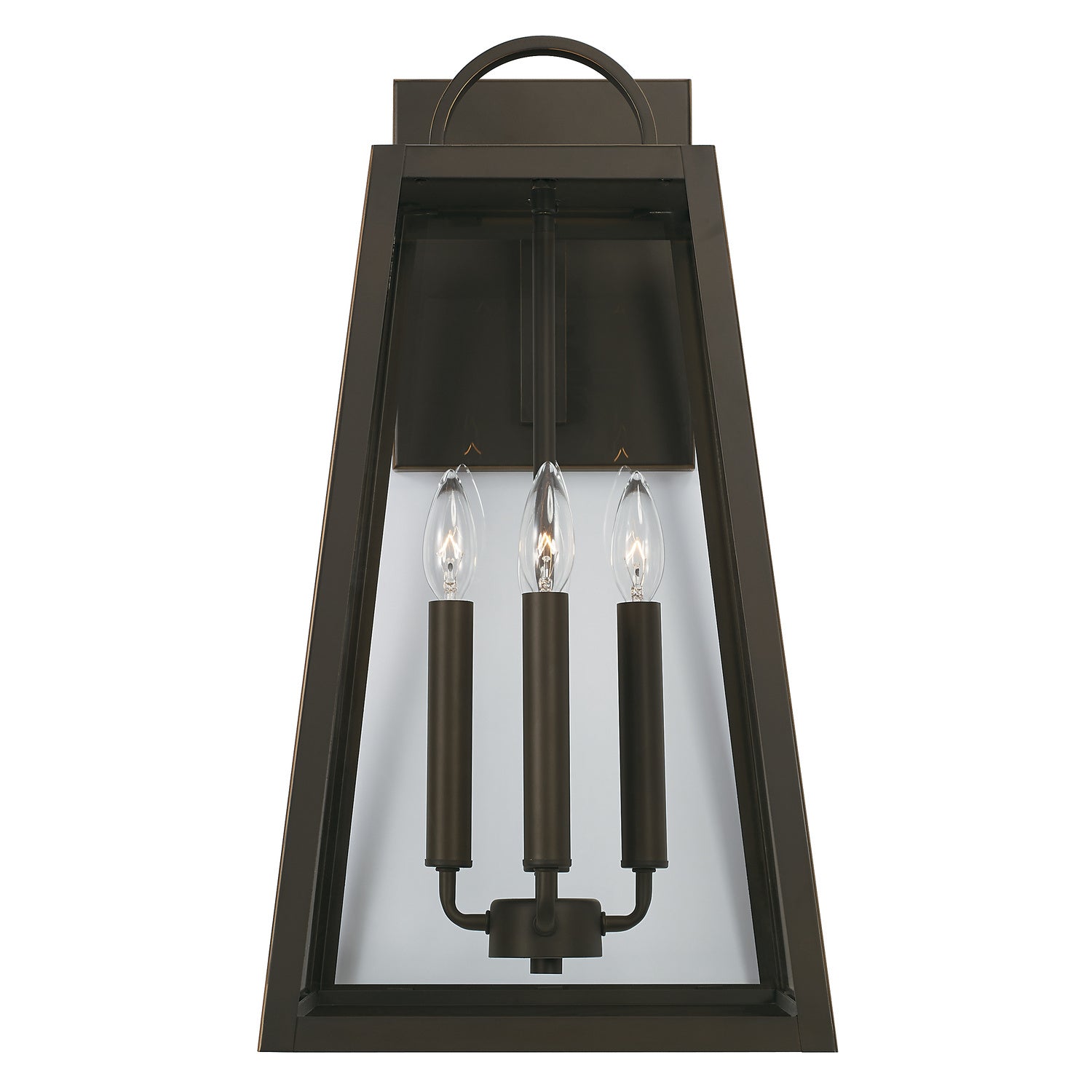 Capital Lighting - 943743OZ - Four Light Outdoor Wall Lantern - Leighton - Oiled Bronze