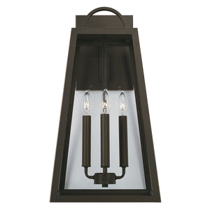 Capital Lighting - 943743OZ - Four Light Outdoor Wall Lantern - Leighton - Oiled Bronze