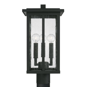 Capital Lighting - 943835BK - Three Light Outdoor Post Lantern - Barrett - Black
