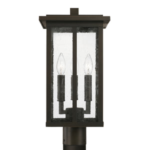 Capital Lighting - 943835OZ - Three Light Outdoor Post Lantern - Barrett - Oiled Bronze