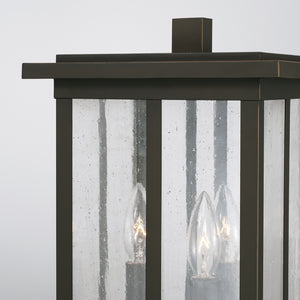 Capital Lighting - 943835OZ - Three Light Outdoor Post Lantern - Barrett - Oiled Bronze