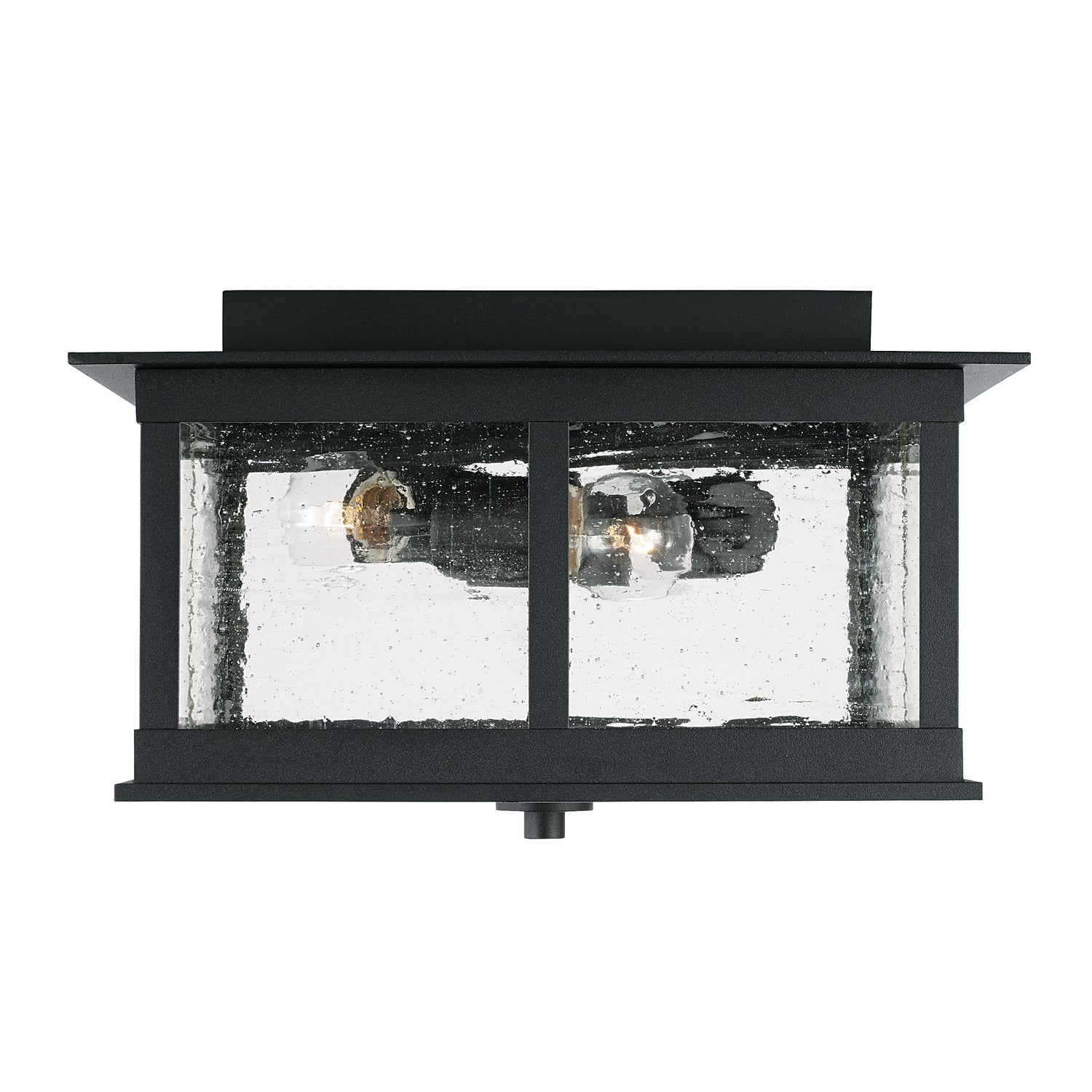 Capital Lighting - 943836BK - Three Light Outdoor Flush Mount - Barrett - Black