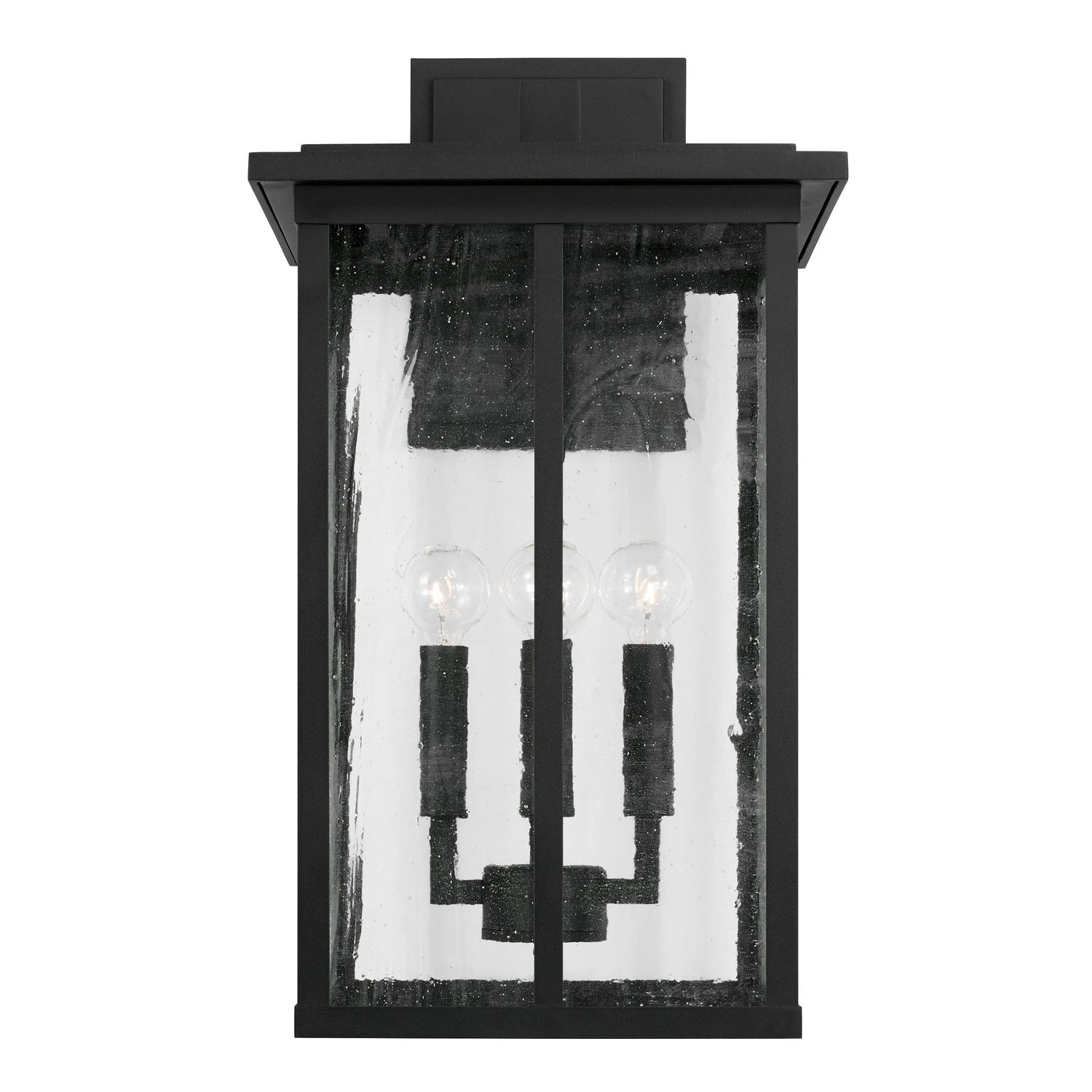 Capital Lighting - 943843BK - Four Light Outdoor Wall Lantern - Barrett - Black